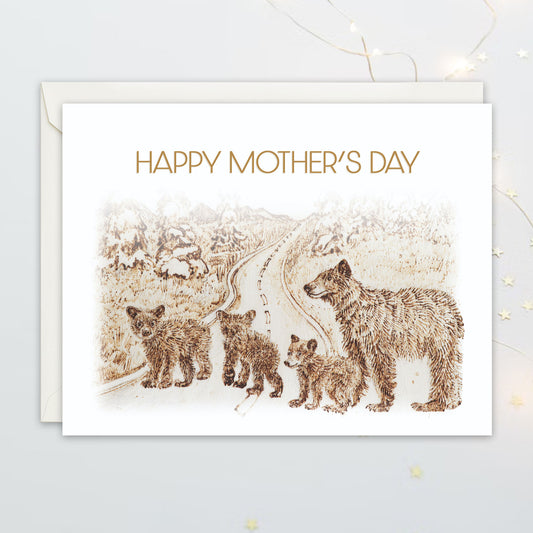Happy Mother's Day Bears Card