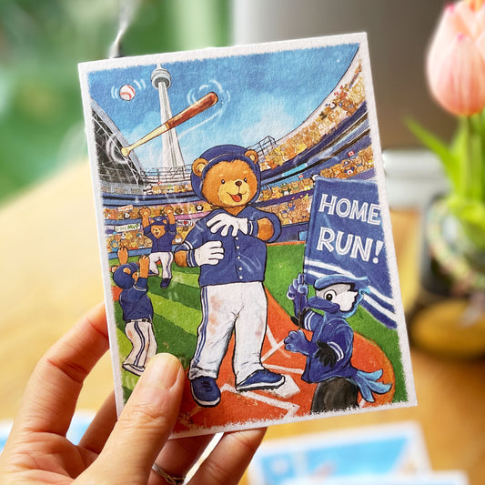 Bat Flip Home Run Card (A2)
