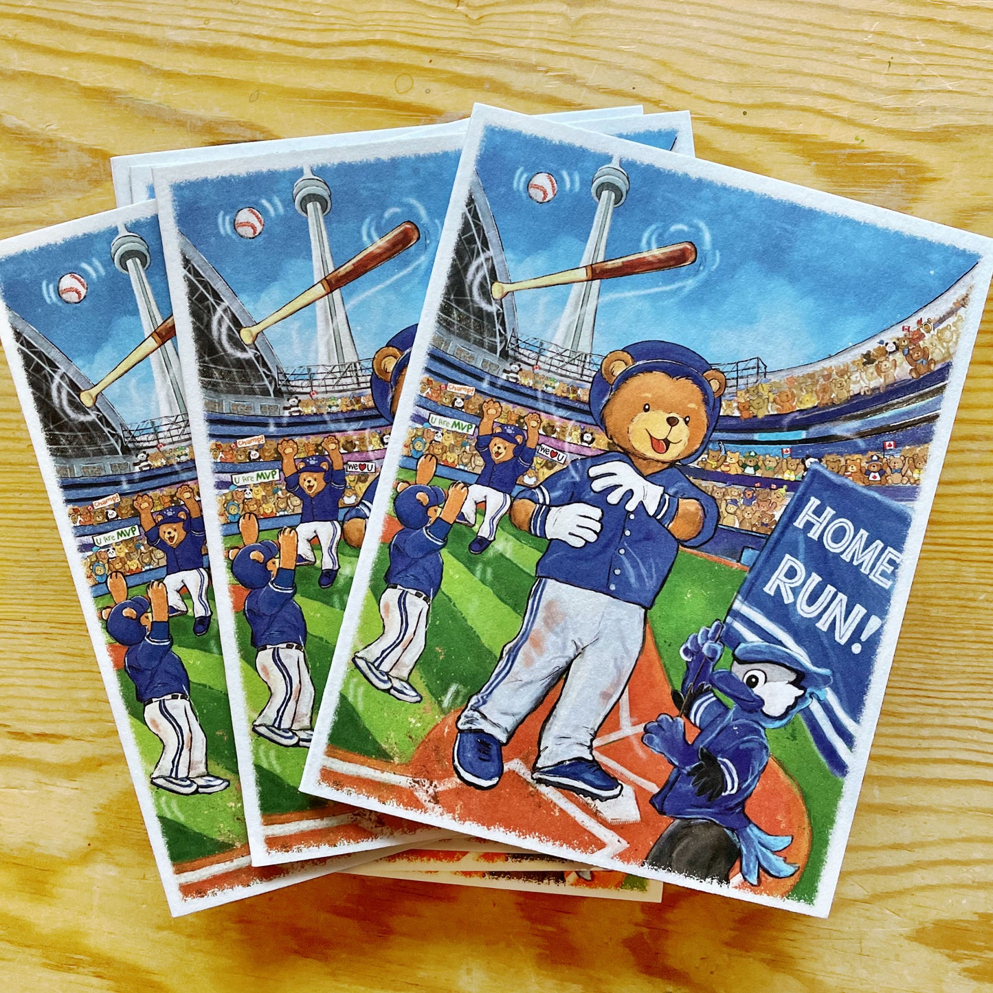 Bat Flip Home Run Card (A2)